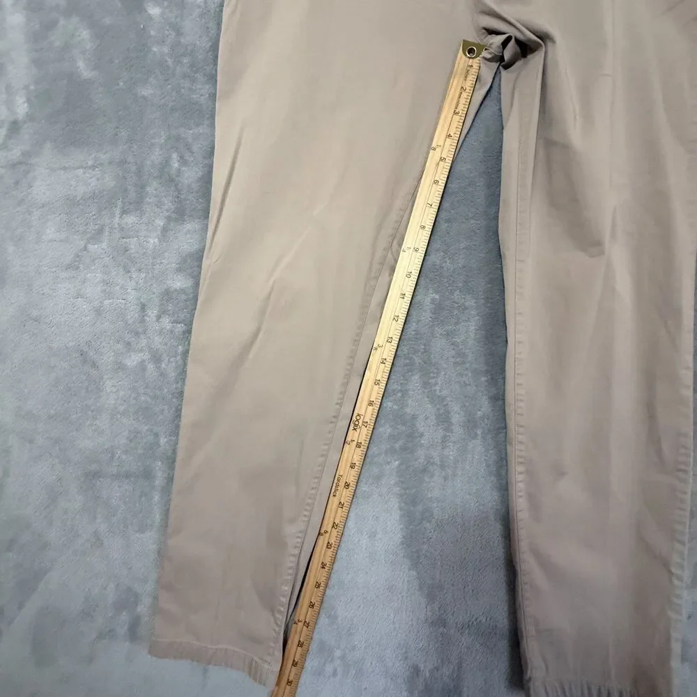Birddogs Men's 34x32 (*34x31) Khaki Tan Chino Pants Stretch Built In Liner READ